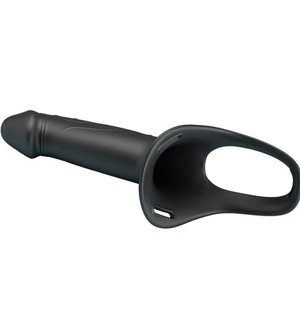 PRETTY LOVE - LANDON BLACK STRAP-ON VIBRANT by PRETTY LOVE MALE