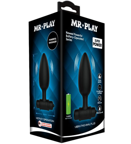 MR PLAY - PLUG ANAL SUPER POWERAVEC VIBRATION by MR PLAY