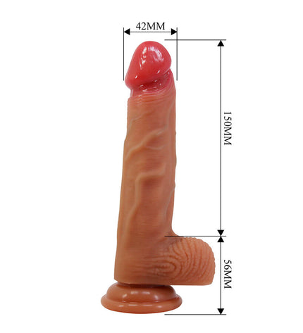 PRETTY LOVE - LISLE GODE RÉALISTE AVEC VENTOUSE 20,6 CM -Ø- 4,2 CM by PRETTY LOVE HIGH GRADE
