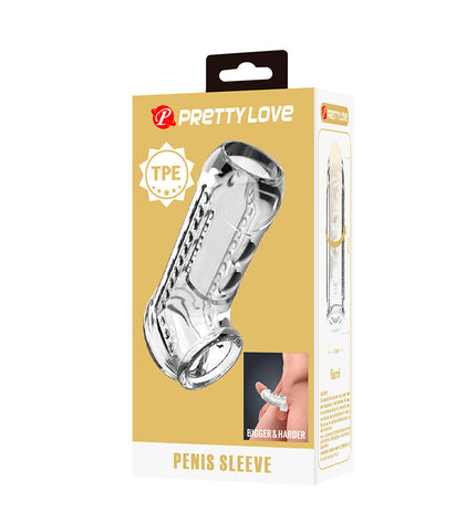 PRETTY LOVE - GAINE PÉNIENNE TEXTURÉE TRANSPARENTE by PRETTY LOVE MALE