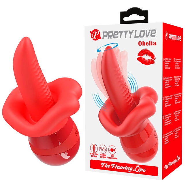 PRETTY LOVE - OBELIA VIBRATEUR À LANGUE AVEC MOUVEMENT ORBITAL by PRETTY LOVE SMART