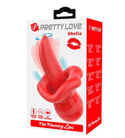 PRETTY LOVE - OBELIA VIBRATEUR À LANGUE AVEC MOUVEMENT ORBITAL by PRETTY LOVE SMART