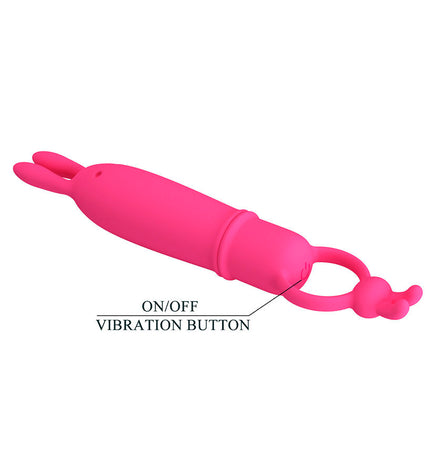 PRETTY LOVE - DELIA VIBRATEUR RABBIT AVEC ANNEAU DE RÉSISTANCE by PRETTY LOVE FLIRTATION