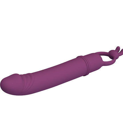 PRETTY LOVE - CORA VIBRATEUR EN FORME DE PÉNIS AVEC ANNEAU DE RÉSISTANCE by PRETTY LOVE FLIRTATION