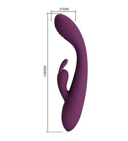 PRETTY LOVE - EMMA VIBRATEUR VIOLET RABBIT AVEC STIMULATEUR by PRETTY LOVE FLIRTATION