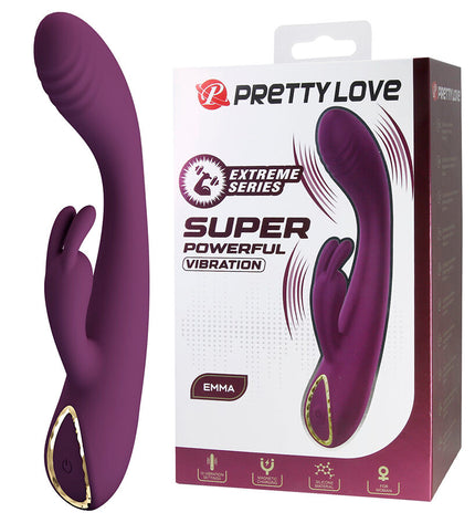 PRETTY LOVE - EMMA VIBRATEUR VIOLET RABBIT AVEC STIMULATEUR by PRETTY LOVE FLIRTATION