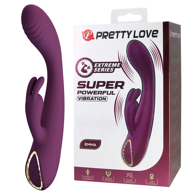 PRETTY LOVE - EMMA VIBRATEUR VIOLET RABBIT AVEC STIMULATEUR by PRETTY LOVE FLIRTATION
