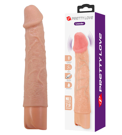 PRETTY LOVE - LEANDER VIBRATEUR FLEXIBLE ET RÉALISTE POUR LEVIER by PRETTY LOVE HIGH GRADE