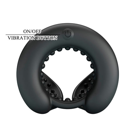 PRETTY LOVE - QUENTIN ANNEAU PÉNIS AVEC STIMULATEUR TESTICULAIRE by PRETTY LOVE MALE