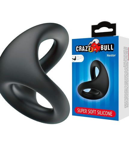 CRAZY BULL - NESTOR ANNEAU ERGONOMIQUE POUR PÉNIS ET TESTICULES by CRAZY BULL