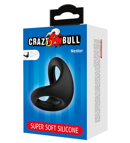 CRAZY BULL - NESTOR ANNEAU ERGONOMIQUE POUR PÉNIS ET TESTICULES by CRAZY BULL