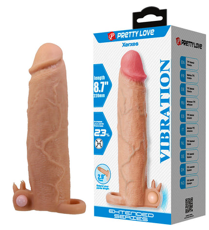 PRETTY LOVE - XERXES MANCHON PÉNIS AVEC STIMULATEUR CLITORIAL ET VIBRATION by PRETTY LOVE MALE