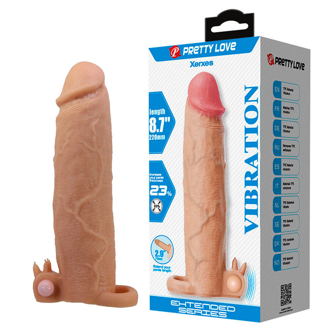 PRETTY LOVE - XERXES MANCHON PÉNIS AVEC STIMULATEUR CLITORIAL ET VIBRATION by PRETTY LOVE MALE