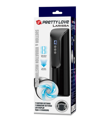 PRETTY LOVE - LARISSA MASTURBATEUR À SUCCION VIBRANTE by PRETTY LOVE MALE