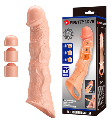 PRETTY LOVE - RAGNAR COQUE D'EXTENSION AVEC EXTENSIONS RÉGLABLES by PRETTY LOVE MALE