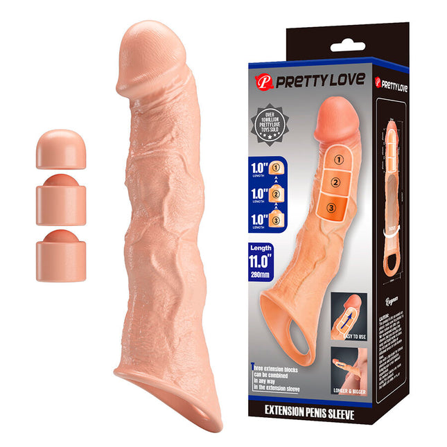 PRETTY LOVE - RAGNAR COQUE D'EXTENSION AVEC EXTENSIONS RÉGLABLES by PRETTY LOVE MALE
