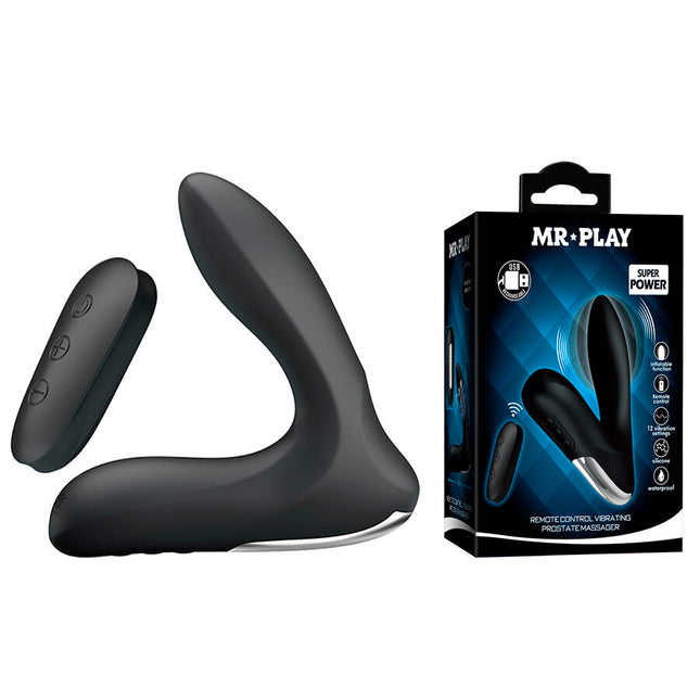MR PLAY - MASSEUR DE PROSTATE AVEC TÉLÉCOMMANDE À VIBRATIONS by MR PLAY