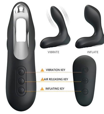 MR PLAY - MASSEUR DE PROSTATE AVEC TÉLÉCOMMANDE À VIBRATIONS by MR PLAY