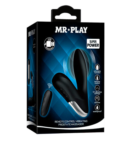 MR PLAY - MASSEUR DE PROSTATE AVEC TÉLÉCOMMANDE À VIBRATIONS by MR PLAY