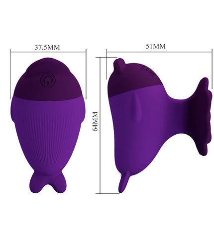 PRETTY LOVE - DOLPHIN MINI VIBRATEUR AVEC CLIP by PRETTY LOVE FLIRTATION