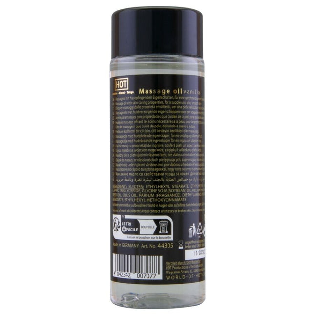 HOT - HUILE DE MASSAGE À LA VANILLE 100 ML by HOT