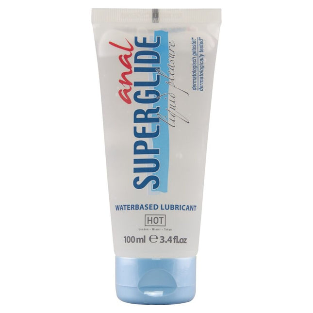 HOT - ANAL SUPERGLIDE LIQUID PLEASURE LUBRIFIANT À BASE D'EAU 100 ML by HOT