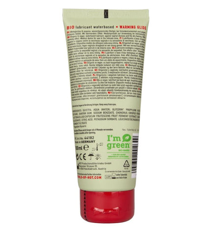 HOT - LUBRIFIANT BIO À BASE D'EAU CHAUFFANT 100 ML by HOT