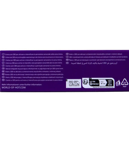 CHAUD - GANT DE CRÈME VULVAIRE CBD 50ML by HOT