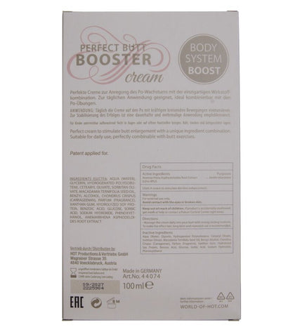 HOT - CRÈME RAFFERMISSANTE POUR LES FESSES XXL 100 ML by HOT