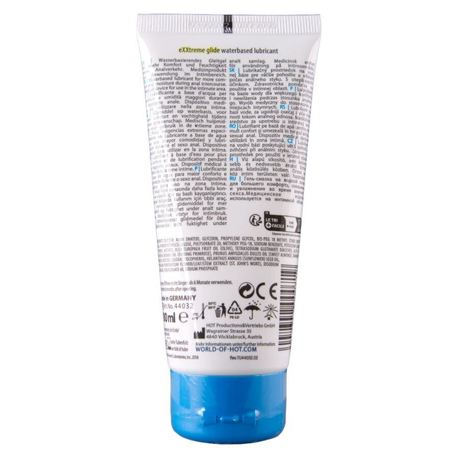 HOT - EXXTREME GLIDE LUBRIFIANT À BASE D'EAU + HUILE DE CONFORT A+ 100 ML by HOT