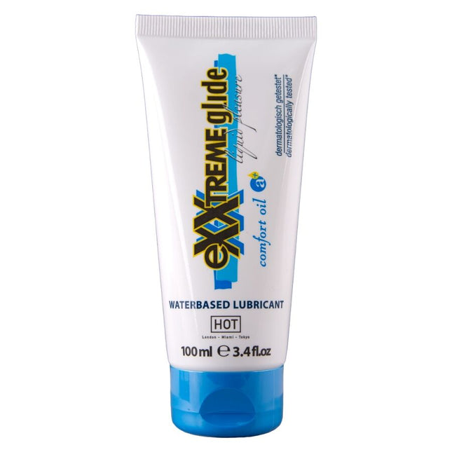 HOT - EXXTREME GLIDE LUBRIFIANT À BASE D'EAU + HUILE DE CONFORT A+ 100 ML by HOT