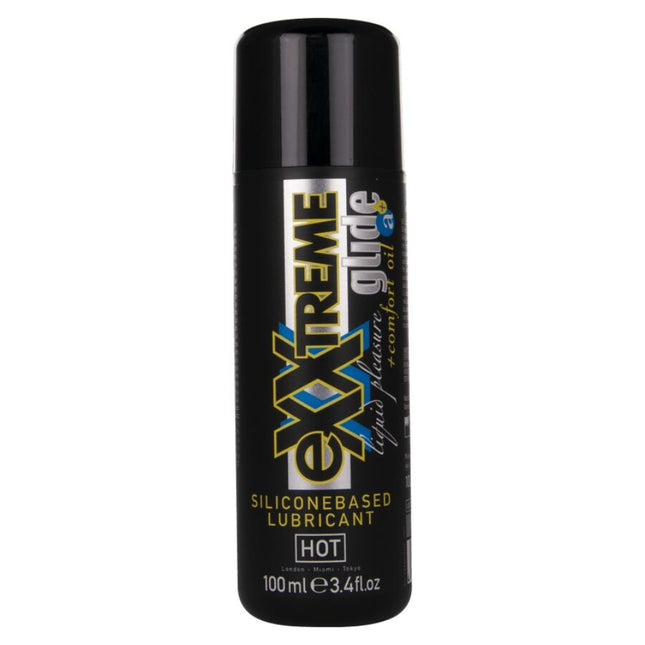 HOT - EXXTREME GLIDE LUBRIFIANT À BASE DE SILICONE + HUILE DE CONFORT A+ 100 ML by HOT