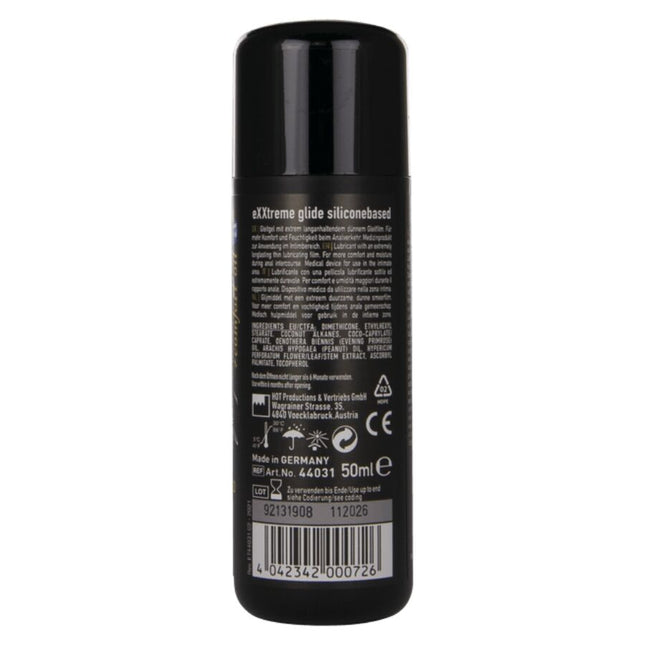 HOT - LUBRIFIANT À BASE DE SILICONE EXTRÊME GLIDE + HUILE DE CONFORT A+ 50 ML by HOT