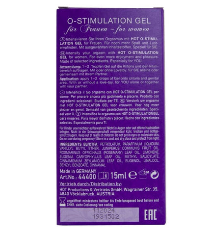 HOT - GEL STIMULANT L'ORGASME POUR FEMMES 15 ML by HOT