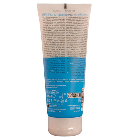 HOT - GEL DE MASSAGE ET DE GLISSE 2 EN 1, TEXTURE SOYEUSE, 200 ML by HOT