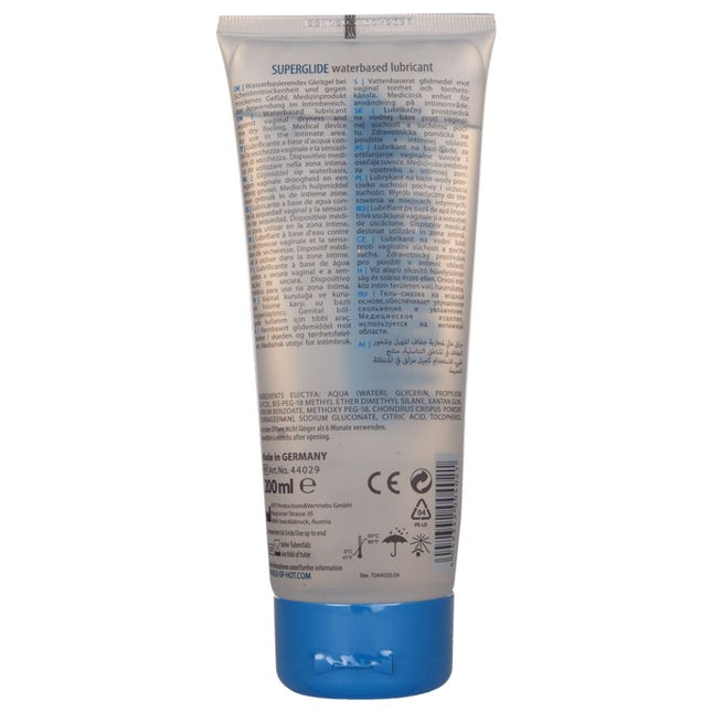 HOT - SUPERGLIDE LIQUID PLEASURE LUBRIFIANT À BASE D'EAU 200 ML by HOT