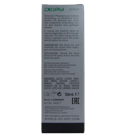 HOT - SPRAY RETARDANT 50 ML by HOT