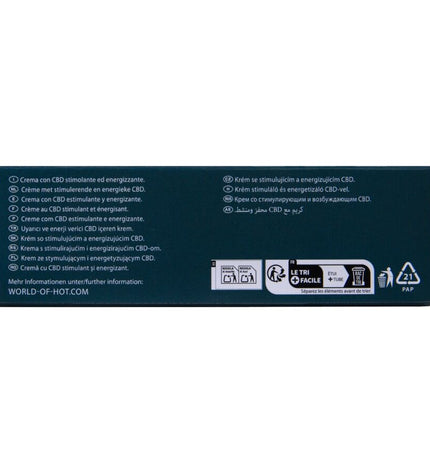 HOT - CRÈME DE MASTURBATION CHAUDE AU CBD UNISEXE 100 ML by HOT