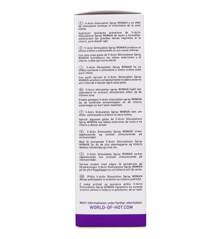 HOT - V-ACTIV SPRAY STIMULANT POUR FEMME 50 ML by HOT