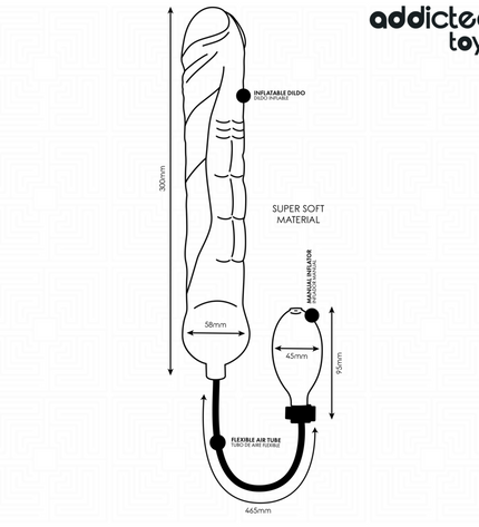 ADDICTED TOYS - GODEMICHET GONFLABLE XL MODÈLE 5 by ADDICTED TOYS