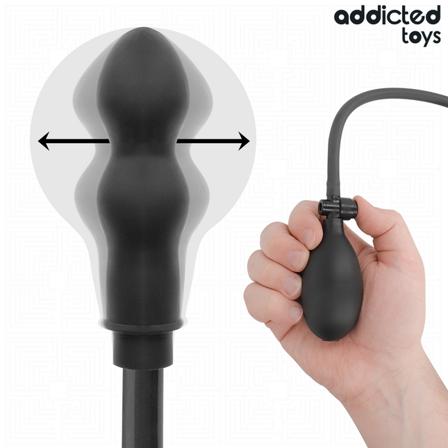ADDICTED TOYS - PLUG ANAL DOUBLE GONFLABLE MODÈLE 1 by ADDICTED TOYS
