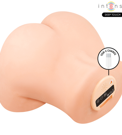 INTENSE DEEP TOUCH - MASTURBATEUR VAGINAL GINGER AVEC SUCCION, CHALEUR, VIBRATION ET EFFETS VOCAUX, TÉLÉCOMMANDE INCLUSE, 5,3 KG by INTENSE BODIES & MASTURBATORS