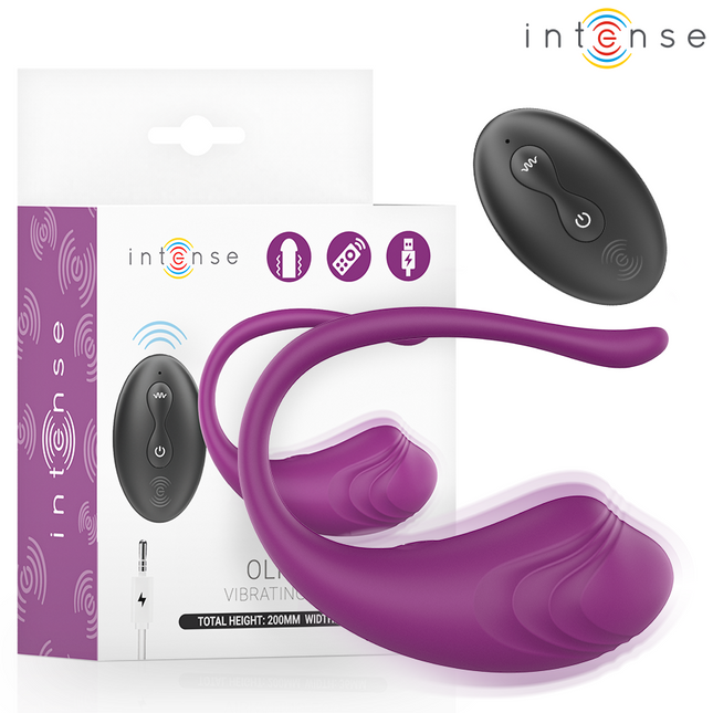 INTENSE - OLIVIA ŒUF VIBRANT PURPLE AVEC TÉLÉCOMMANDE by INTENSE REMOTE CONTROL