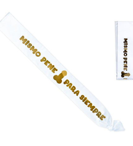DIABLO PICANTE - METALLIC PENIS WHITE BAND by DIABLO PICANTE