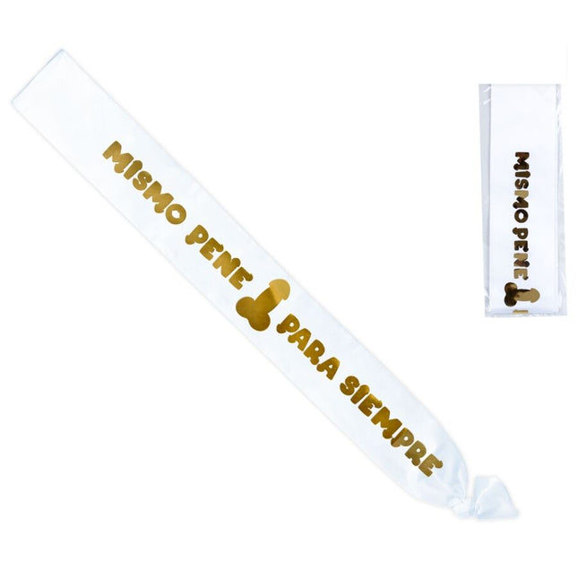 DIABLO PICANTE - METALLIC PENIS WHITE BAND by DIABLO PICANTE