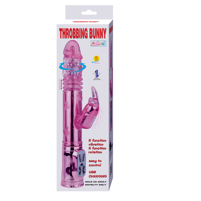 BAILE - ROTATEUR RAMPANT ROSE THROBBING BUNNY - Concombre Boutique