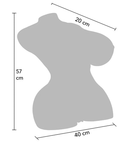 DÉSIR CACHÉ - TORSE DE PUTE MÉGA TRAITE FÉMININE MASTURBATEUR 22 KG by HIDDEN DESIRE