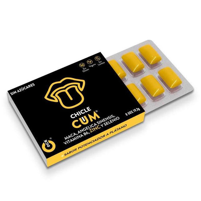 WUG SEX SENSE - AUGMENTATEUR DE SPERME ET REHAUSSEUR DE SAVEUR DE SPERME À LA BANANE 1 X 8 UNITÉS by WUG SEX SENSE