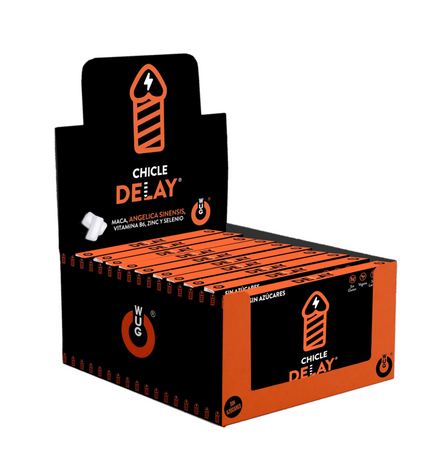 WUG SEX SENSE - RETARDATEUR D'ÉJACULATION | PRÉSENTOIR 12 X 8 UNITÉS by WUG SEX SENSE