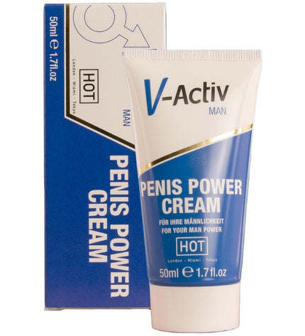 HOT - CRÈME STIMULANTE POUR LE PÉNIS V-ACTIV POUR HOMMES 50 ML by HOT